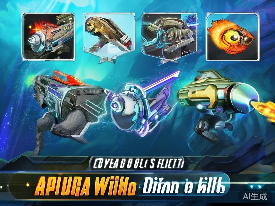 游戏中提供多款升级武器，如激光枪、电锯、火箭炮等。